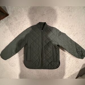 COS Unisex Olive Bomber Jacket